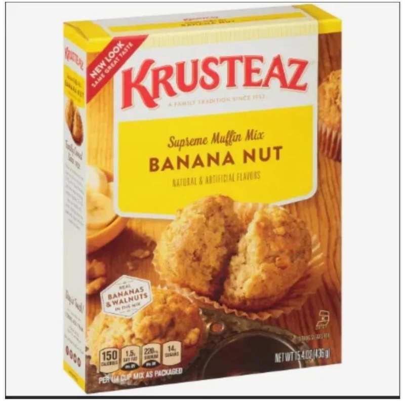 Krusteaz Banana Nuts Muffin Mix 436g Shopee Philippines