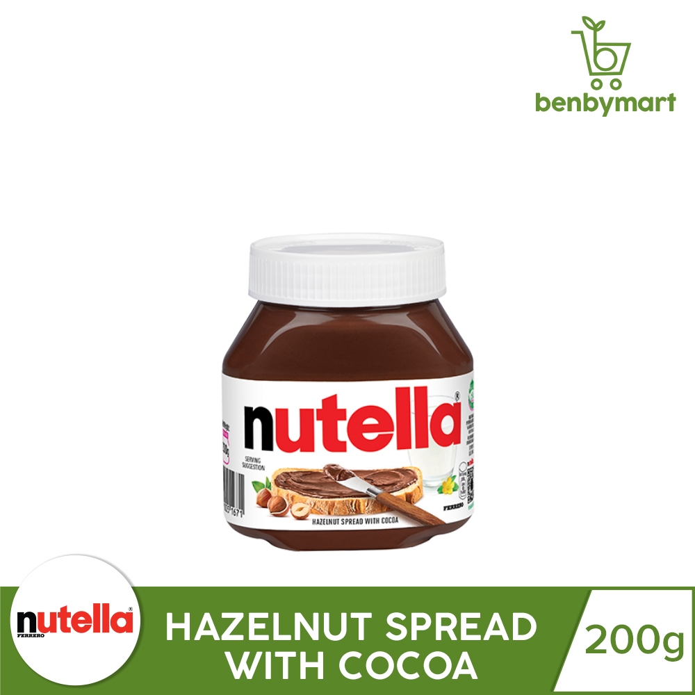 Nutella Chocolate Hazelnut Spread 200g | Shopee Philippines