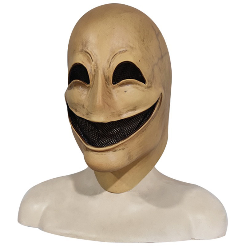 Smiley face mask Halloween funny cosplay funny party smiley alien