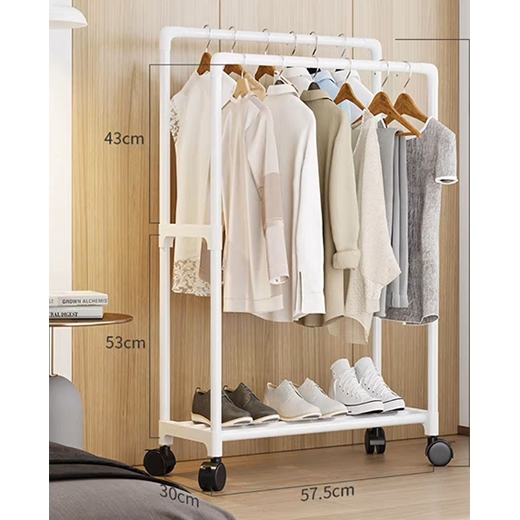 LIGHTING8 Multi-Hook Metal Coat Hat Rack Tree Stand Clothes Bag Hanger ...