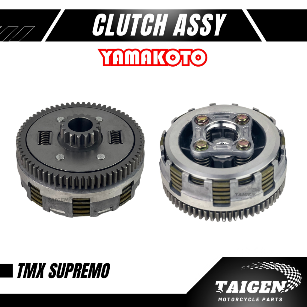 TMX Supremo Yamakoto Motorcycle Clutch Housing Assembly With Lining Set