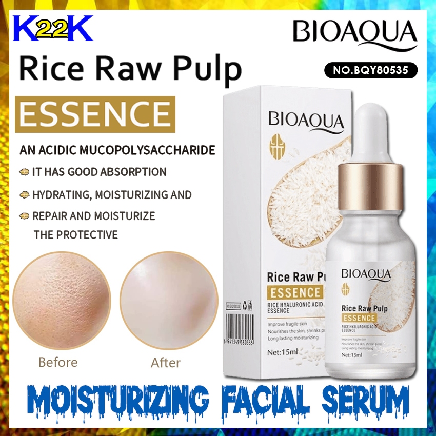 BIOAQUA Rice Raw Pulp Hyaluronic Acid Anti Aging Whitening Face Care ...