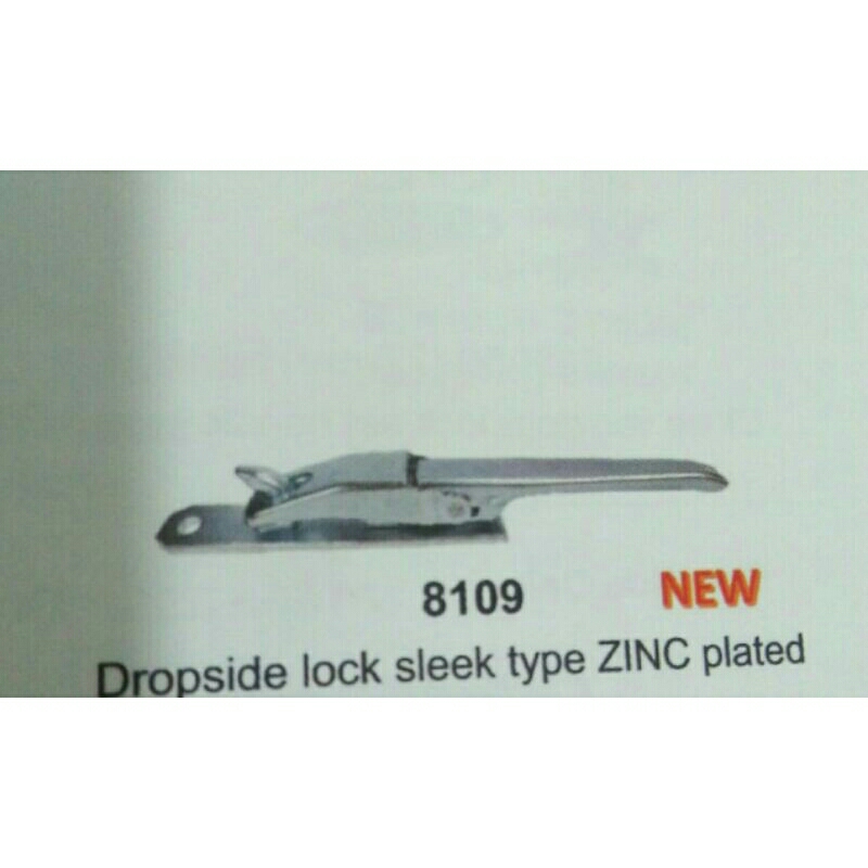 dropside lock /wingvan doorlock sleek type (zinc plated) | Shopee ...