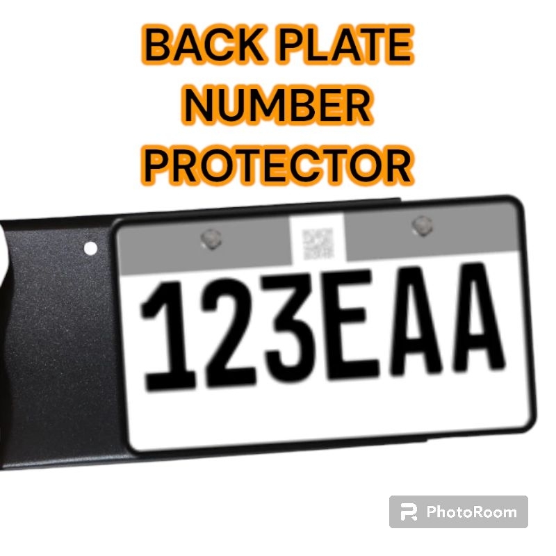 PLATE NUMBER PROTECTOR HARD METAL FOR MOTORCYCLE Shopee Philippines