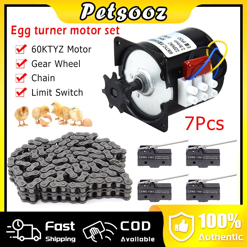 Incubator Motor 220V System - Chain Drive For Poultry Farming Automatic ...