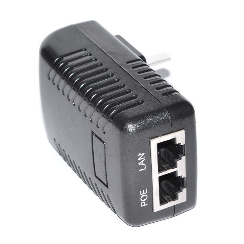 Power Supply Ethernet POE Injector Adapter AC 110V-240V DC 12V 24V 48V ...