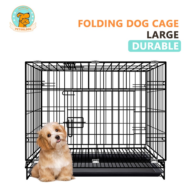 Dog Cage Large Size Foldable Outdoor Portable Large Pet Cage With