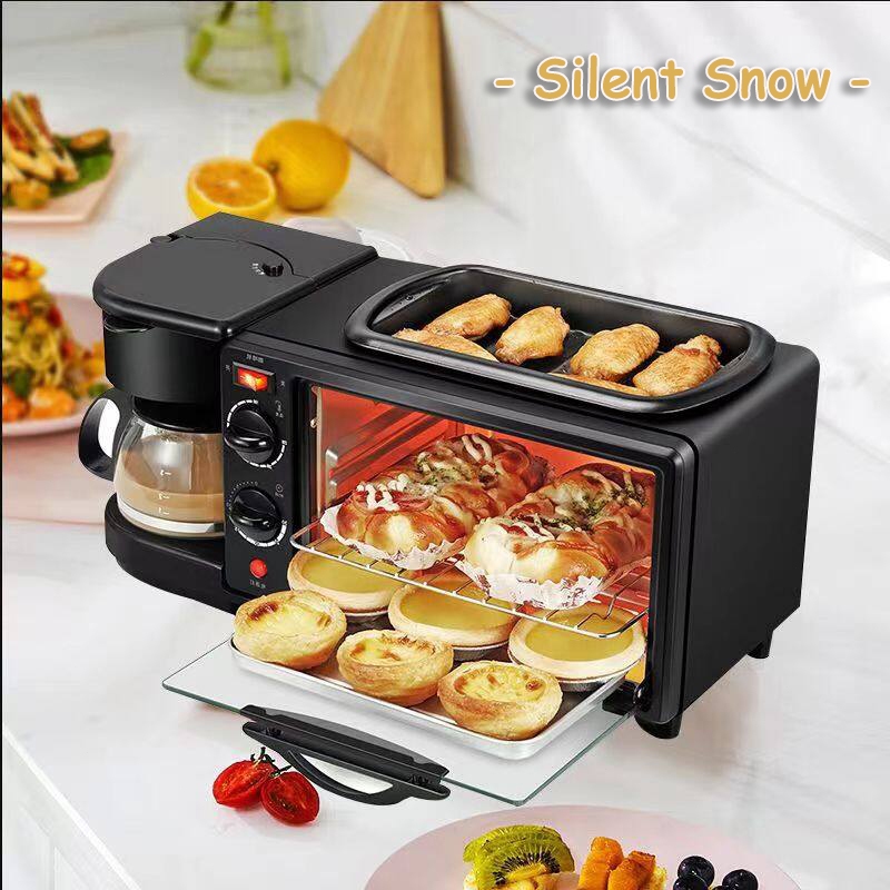 Home multifunctional three-in-one breakfast machine Mini electric