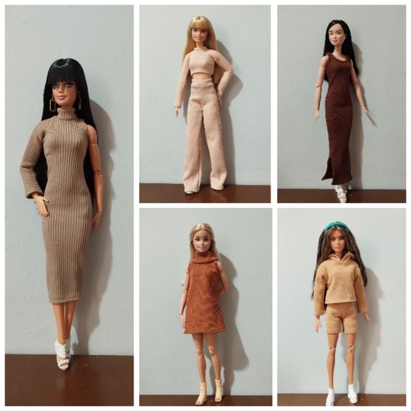 Handmade barbie doll clothes on sale