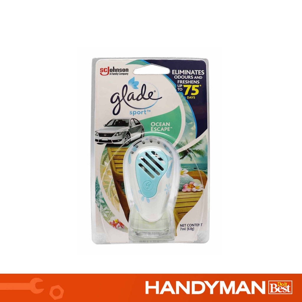 Glade Sport Car Freshener Ocean Escape Primary, 7ml Shopee Philippines