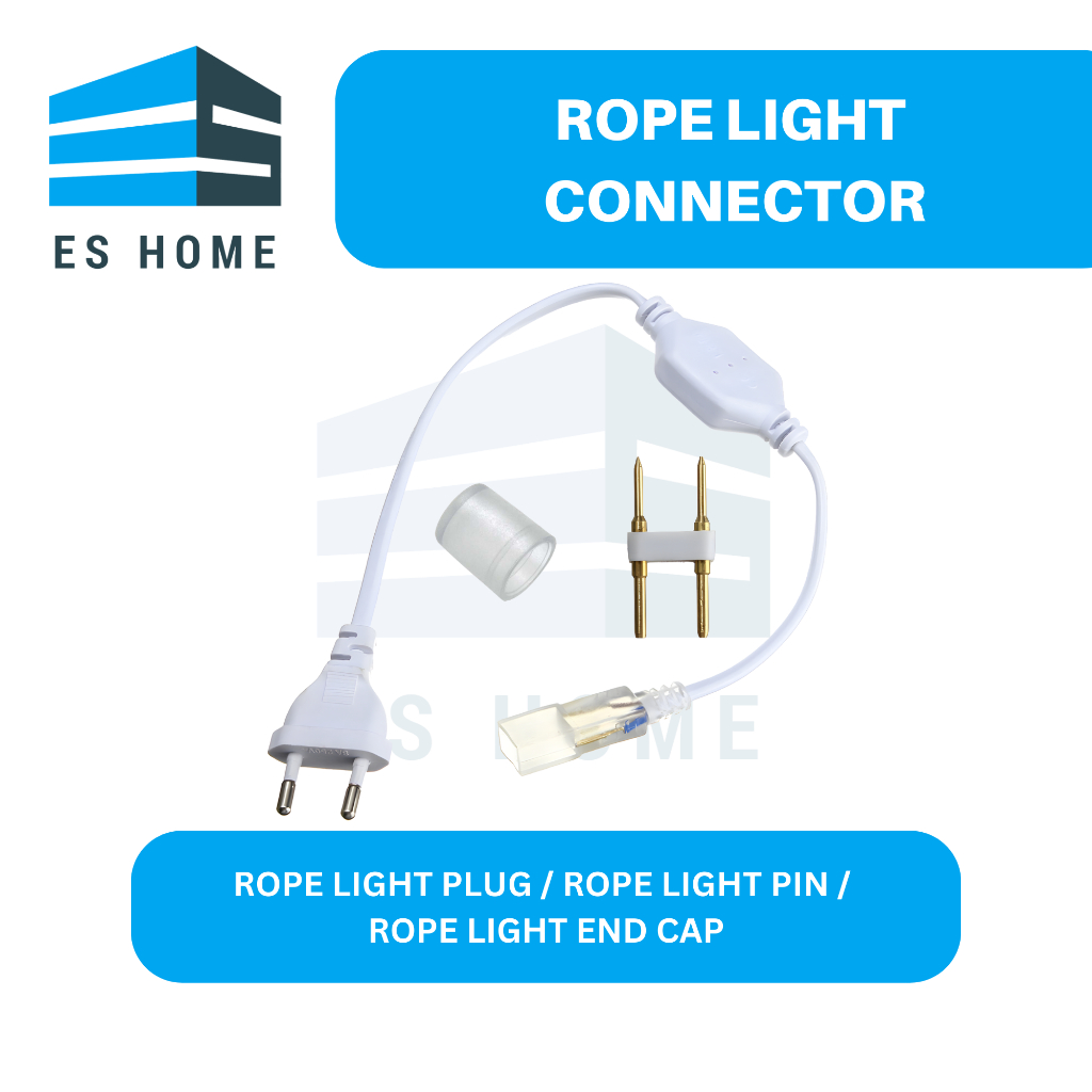 LED Rope Light Connector (Plug, Pin, End Cap) Shopee Philippines