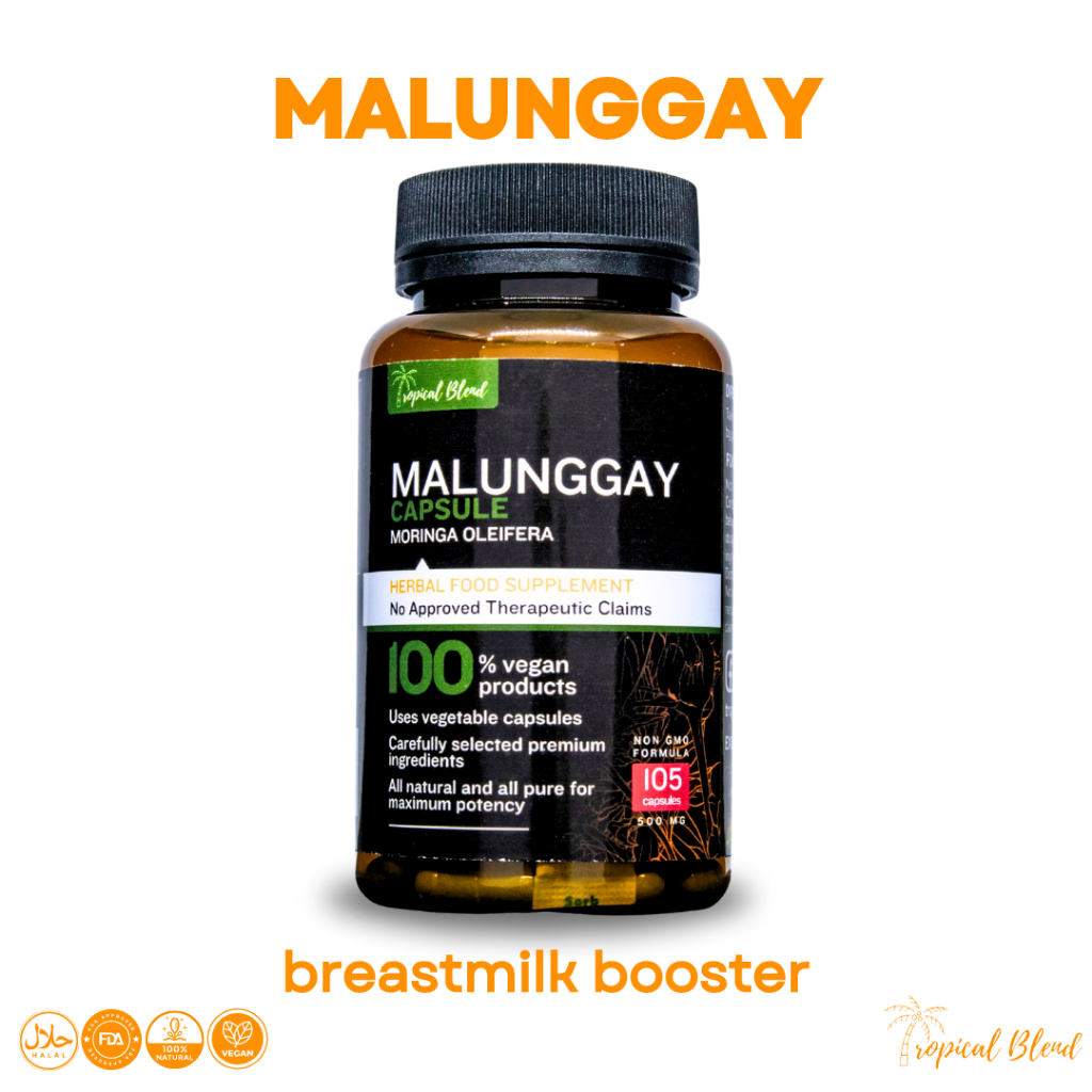 Malunggay Capsules Food Supplements Pure and Organic FDA Approved Shopee Philippines