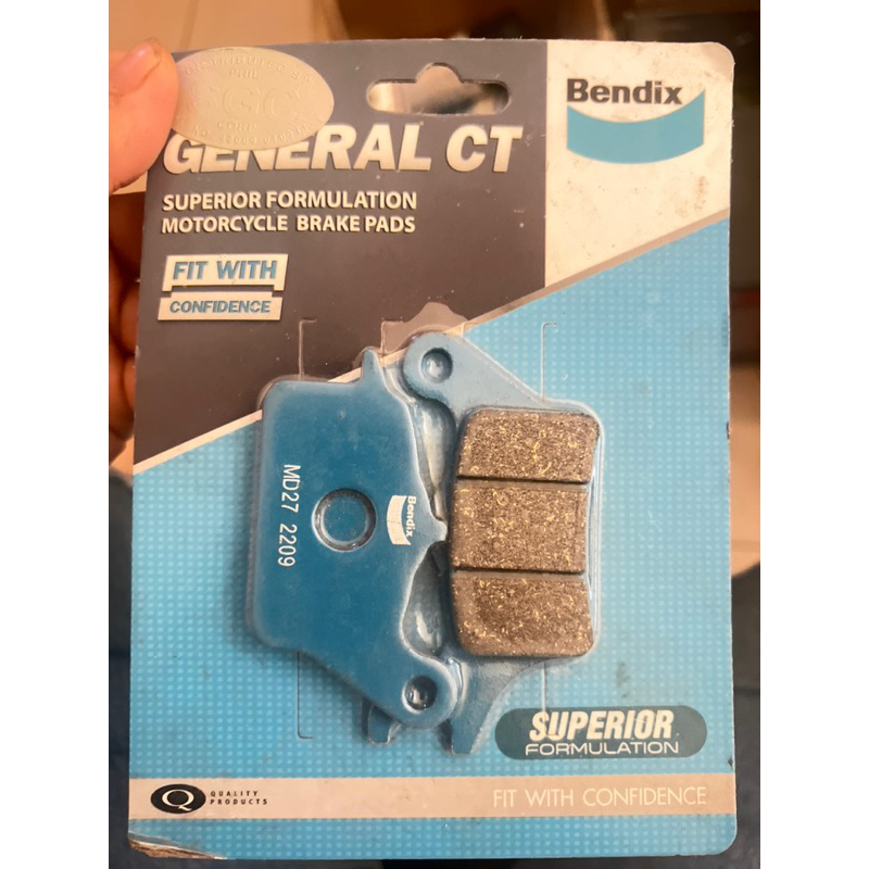 BENDIX Brake Pad [MD27] Beat Carb - Beat Fi - Click V1 - Skydrive Sport ...