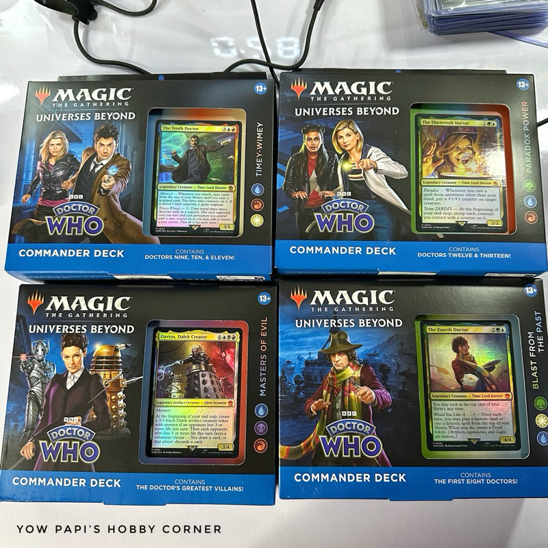 DOCTOR WHO COMMANDER DECK TIMEYWIMEY BLAST FROM THE PAST PARADOX POWER