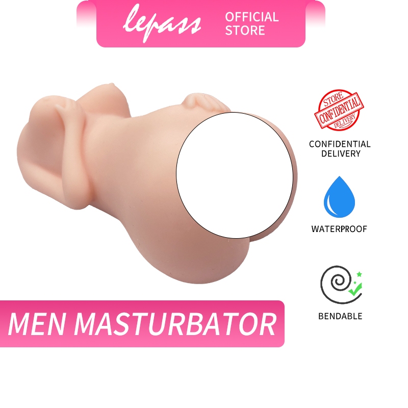 Lepass Artificial Silicon Fleshlight Pussy Male Vagina Masturbator