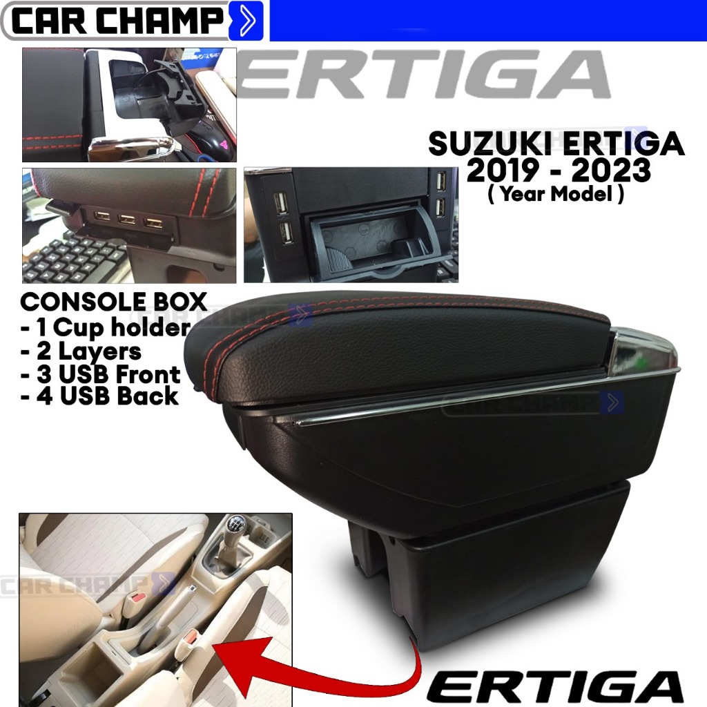 Suzuki Ertiga 2019 to 2023 Arm Rest Console Box Double Layer 2020 2021