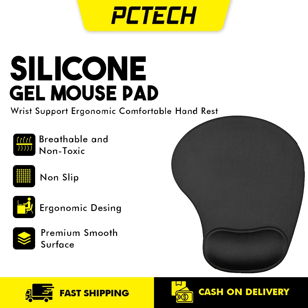 Popcorn Soft Silicone Gel Mouse Pad Wrist Support Hand Rest Comfortable