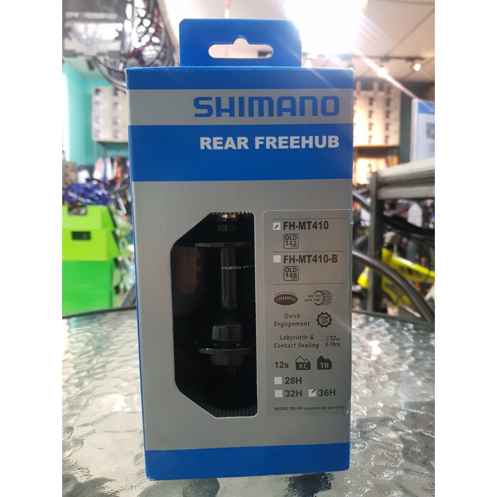 SHIMANO REAR FREEHUB FH-MT410 12S 36H OLD 142MM | Shopee Philippines