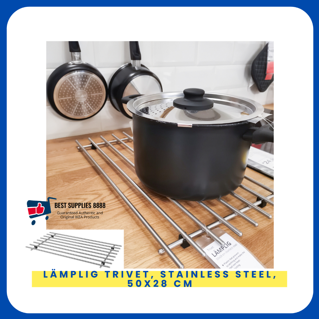 BestSupplies IKEA LAMPLIG Trivet, Pot and dish stand, table protector