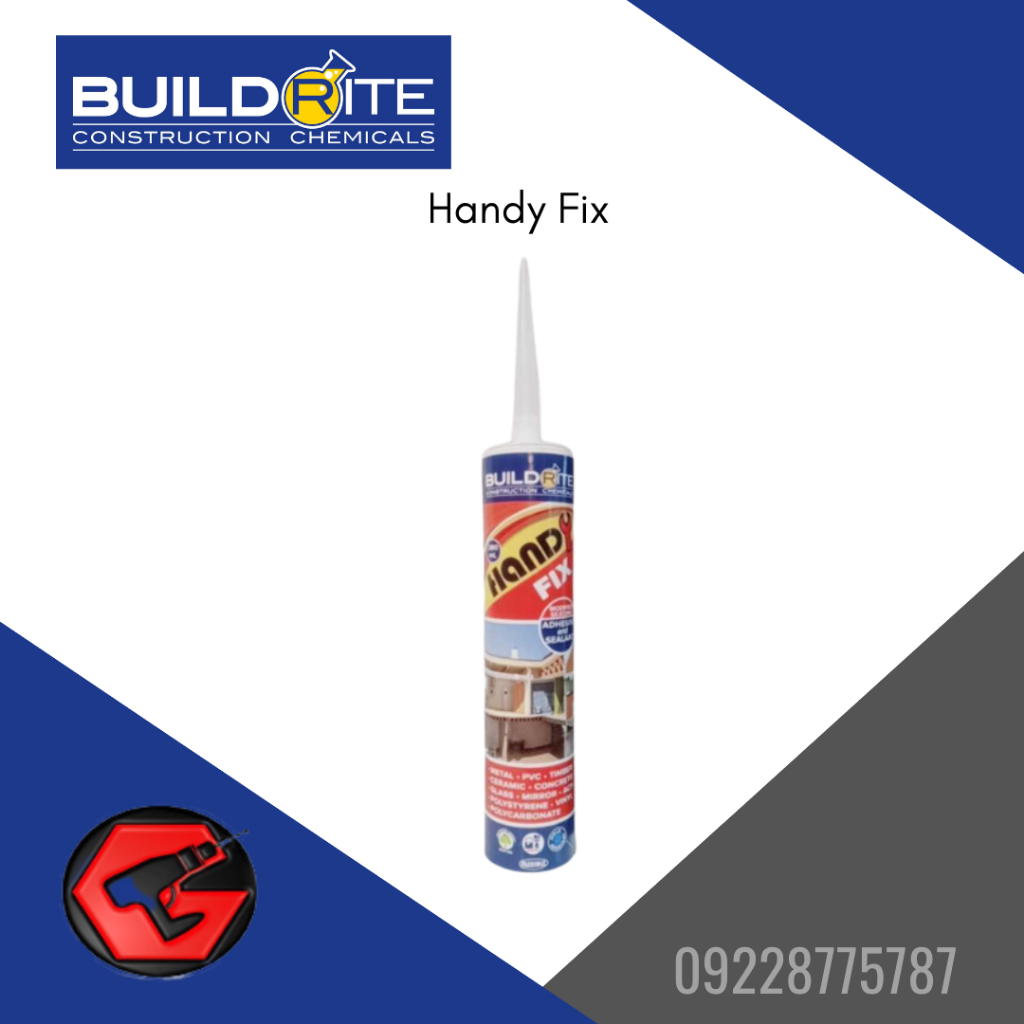 BUILDRITE HANDY FIX Multipurpose Adhesive and Sealant 280ML | Shopee ...