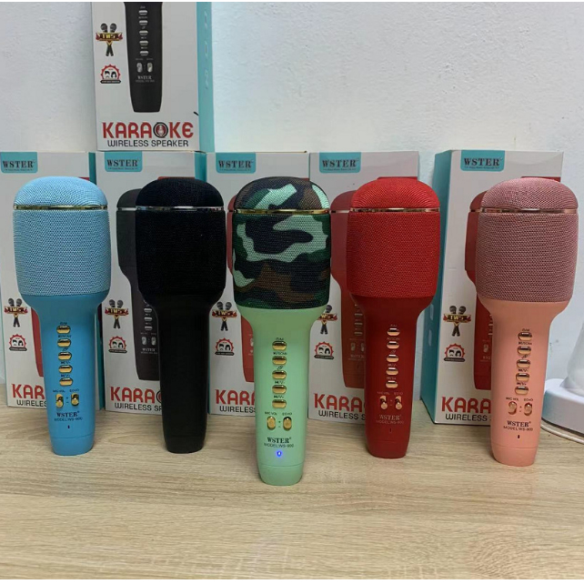 COD WS-900 Wireless Blutooth Microphone Karaoke Speaker For KTV ...