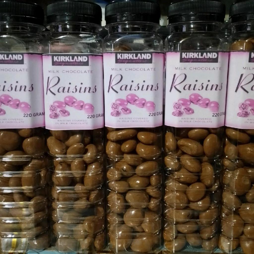 Kirkland Signature Milk Chocolate Raisin 220g Shopee Philippines