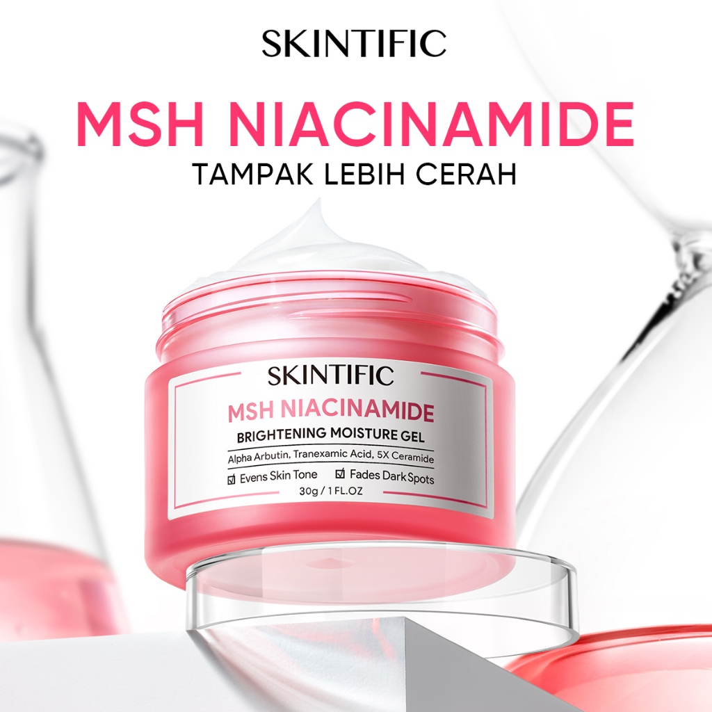 SKINTIFIC Niacinamide whitening moisturizer for face anti dark spot