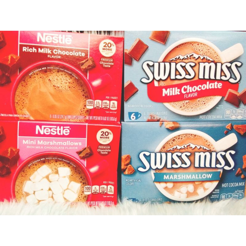 Nestle and Swiss miss Hot Chocolate Mixes Shopee Philippines