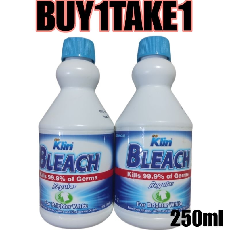BUY1TAKE1 Klin Bleach kill 99 of germs 250ml Shopee Philippines