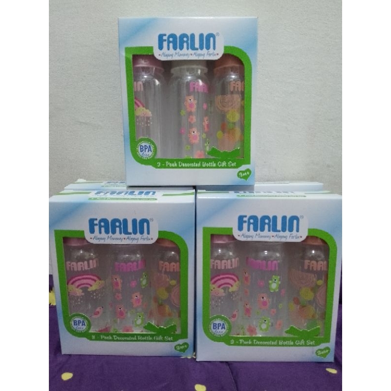 FARLIN DECORATED BOTTLE 3-PACK (8oz/240ml) | Shopee Philippines
