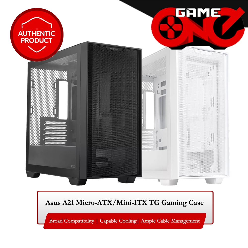 Asus A21 Micro-ATX/Mini-ITX TG Gaming Case | Shopee Philippines
