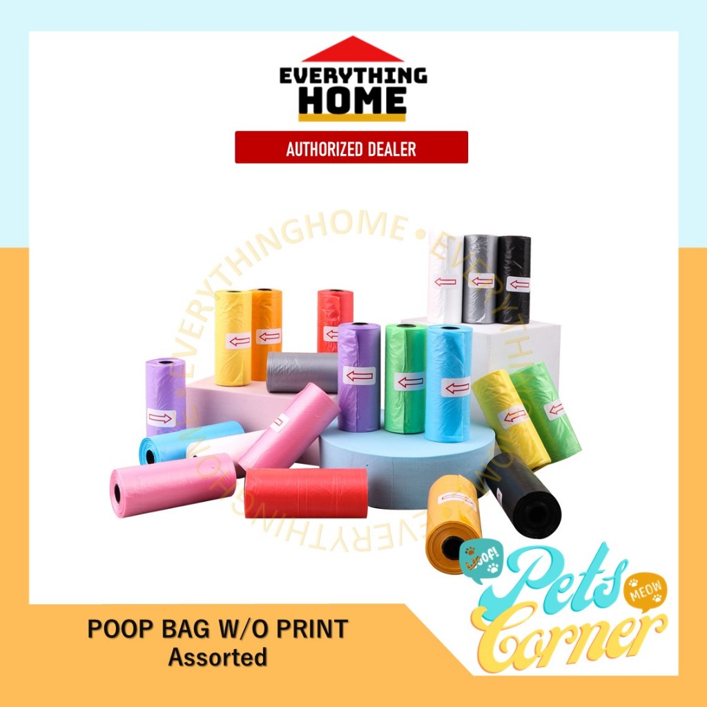 Poop Bag w/o Print Assorted [EVERYTHING HOME] | Shopee Philippines