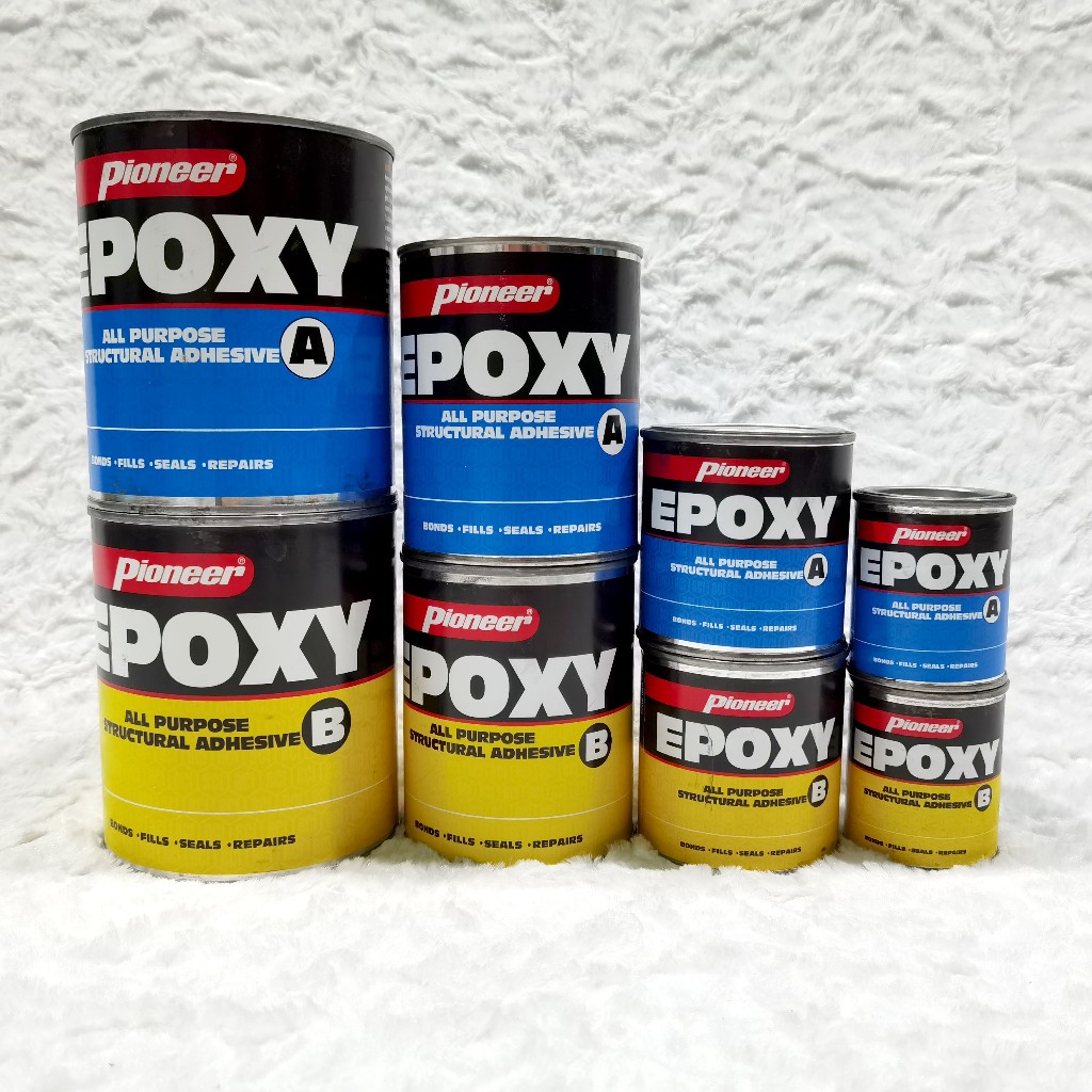 PIONEER Epoxy All Purpose Structural Adhesive A & B Bonds Fills Seals ...