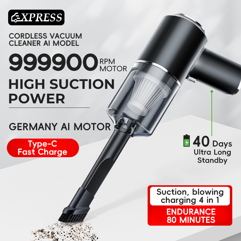 Vacuum Cleaner For Car Wireless HandHeld Car Cleaning Car And Home Wet