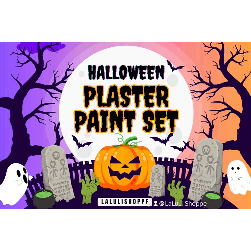 Halloween Plaster Paint Set Shopee Philippines
