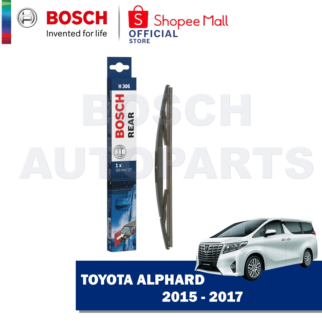 Bosch Rear Wiper Blade For Toyota Alphard 2015 - 2017 Size 12