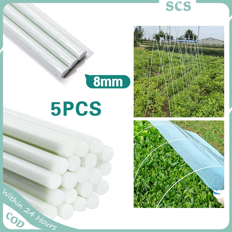 150cm Fiberglass Rod Fiberglass Support Greenhouse Hoops,for DIY Grow ...
