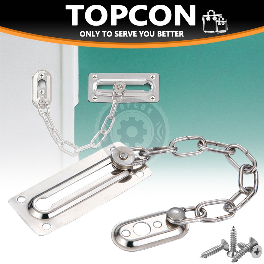 Security Security Chain Guard Stainless Steel Door Chain Lock Anti ...