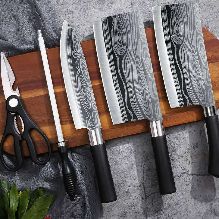 5 Piece Kitchen Tools Stainless Steel Multifunction Kitchen Knife With ...