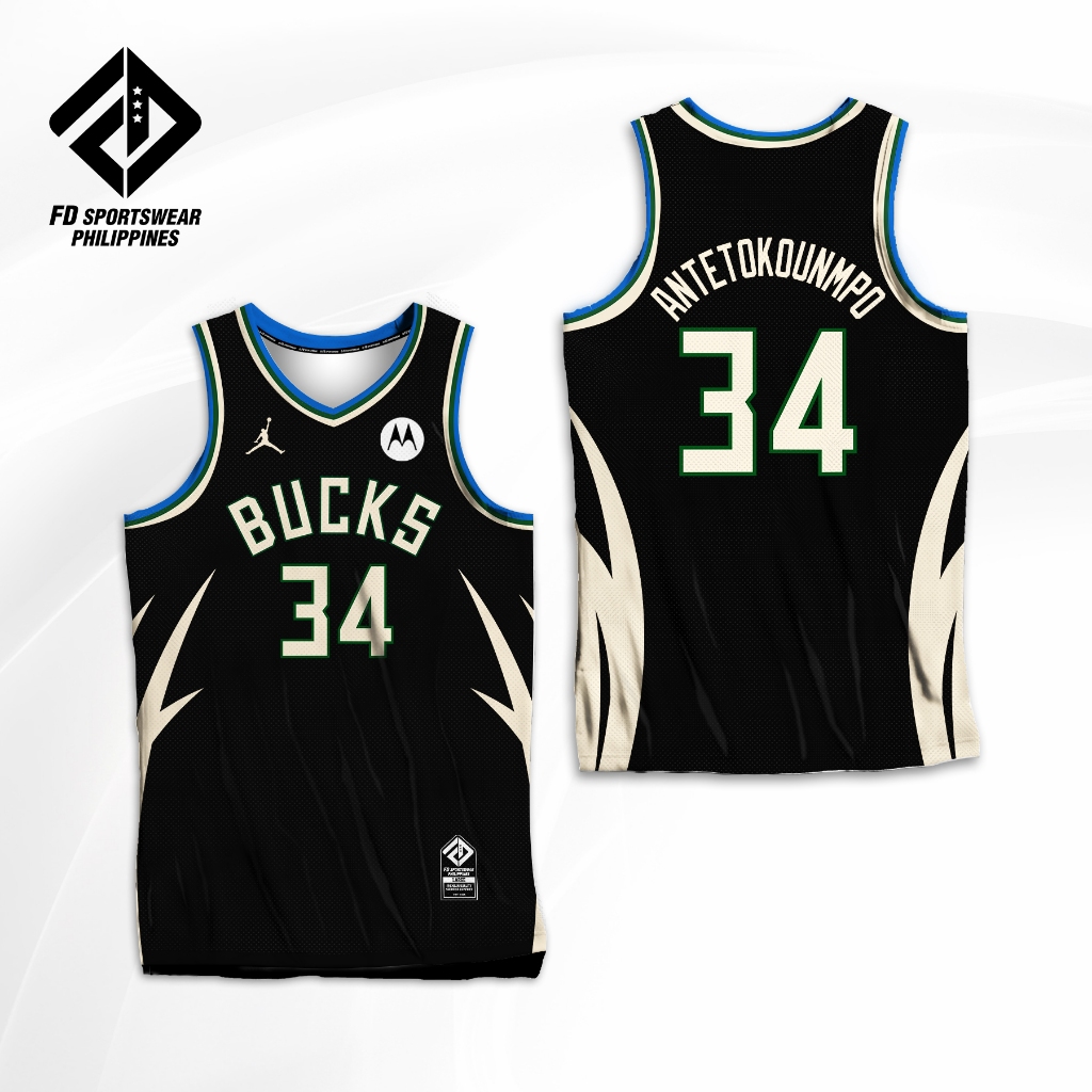 GIANNIS ANTETOKOUNMPO MILWAUKEE BUCKS 2024 FULL SUBLIMATED JERSEY