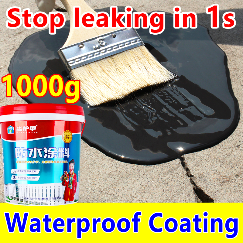 1000G Free brush Super Waterproof Sealant Glue Flexible Rubber Coating