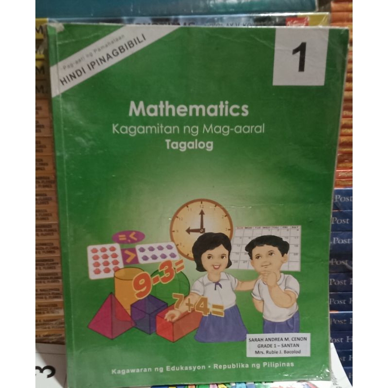 mathematics kagamitan ng mag aaral Tagalog grade 1 | Shopee Philippines