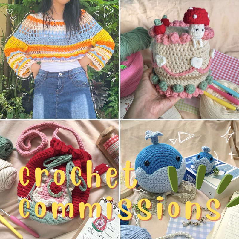 Crochet Commission Custom Orders (‼️READ DESCRIPTION) Shopee Philippines