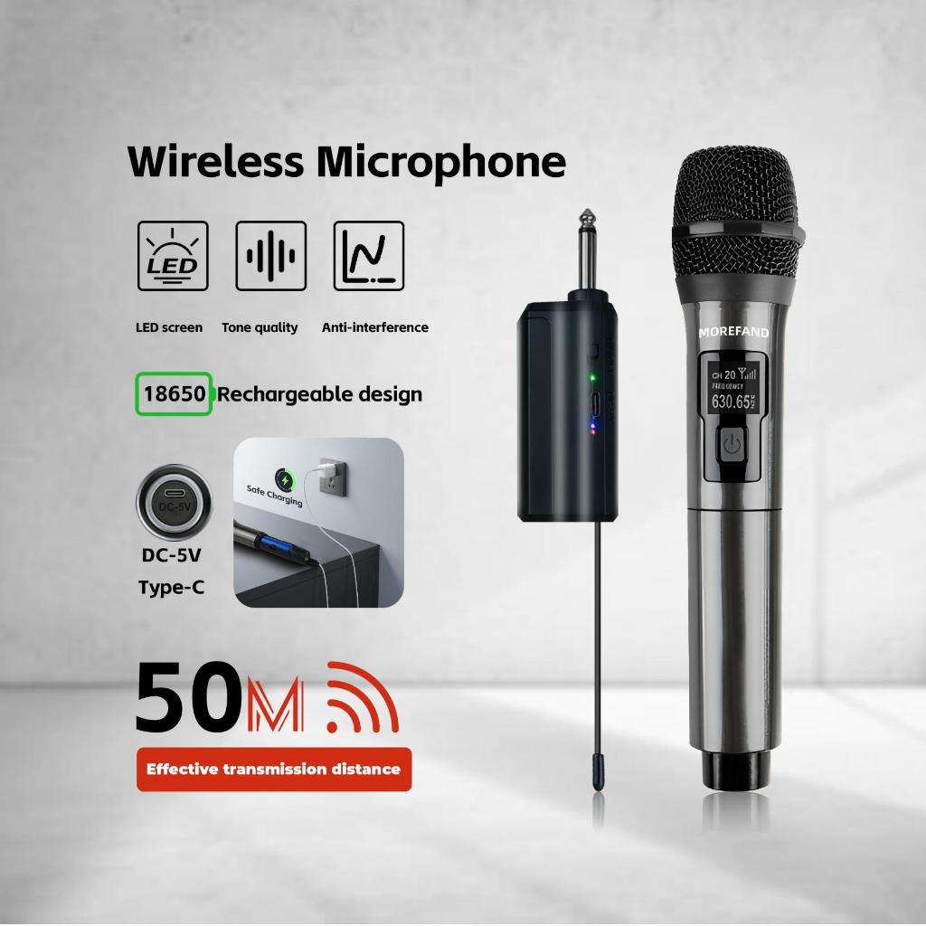 043V1 S Professional Wireless Microphone Handheld Rechargeable