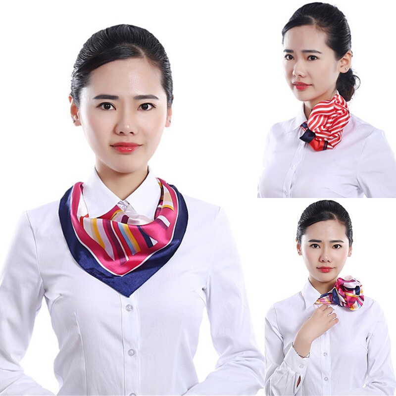 High Soft Square Silk Scarf Scarves Bandanas Head Wrap Satin Shawl ...