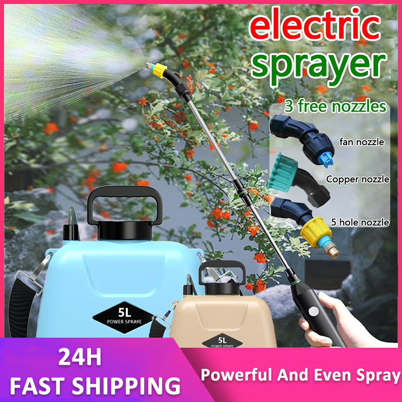 5L Electric Sprayer Garden Automatic Atomizing USB Rechargeable Plant