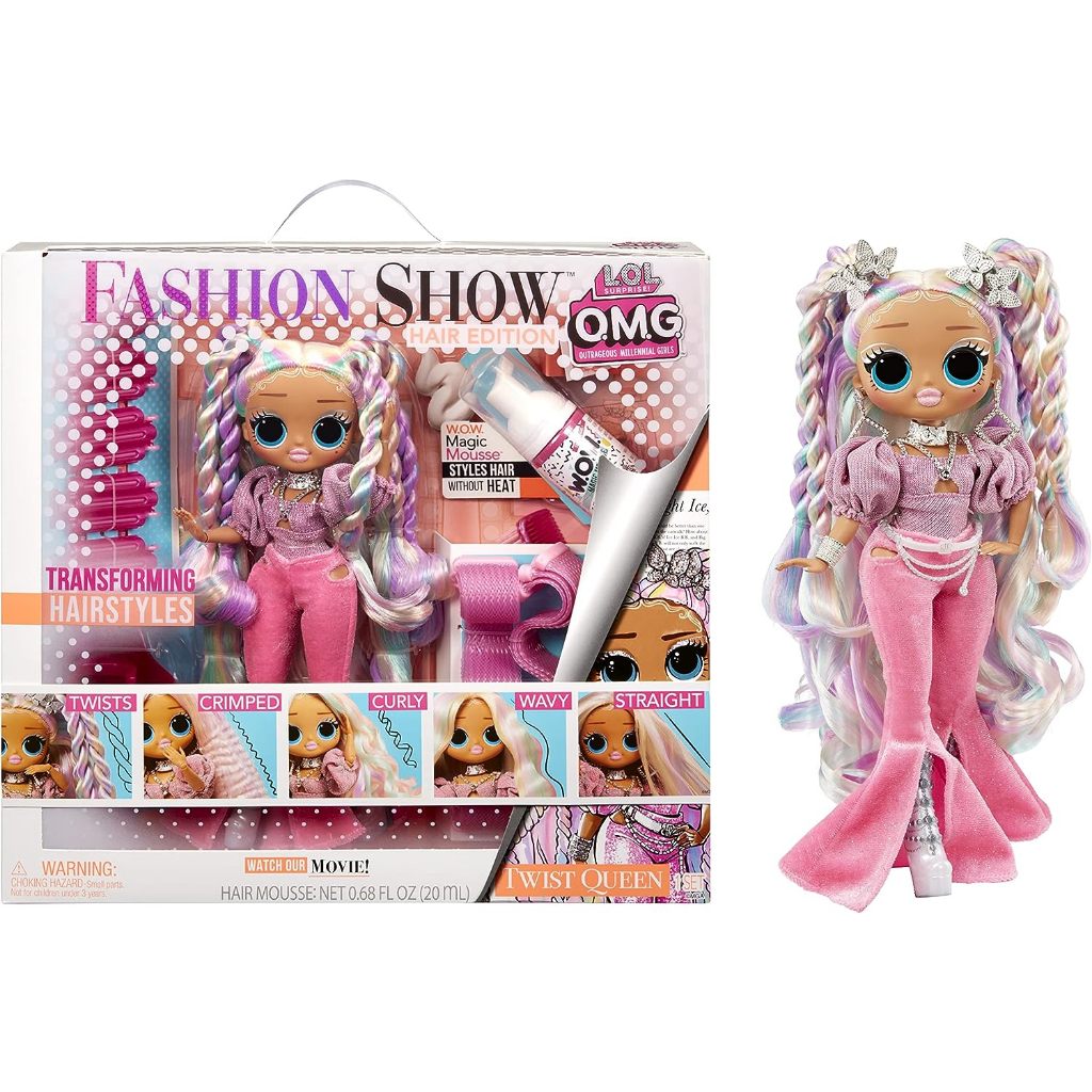 L.O.L. Surprise OMG 10 Fashion Show Doll Twist Queen Hair Edition w Magic Mousse Shopee Philippines
