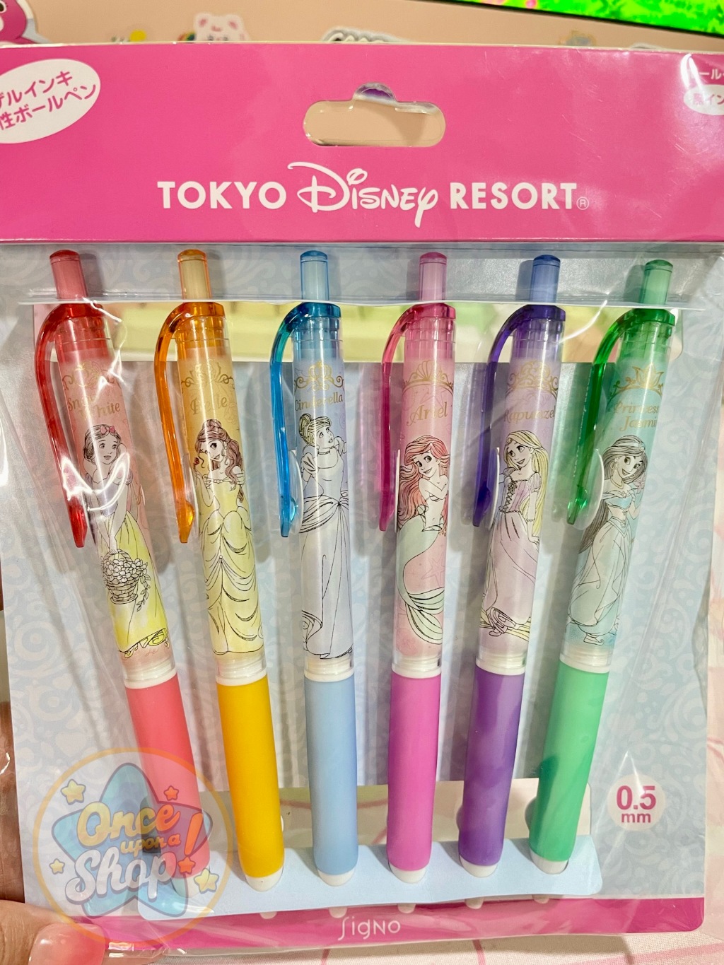 DISNEY PRINCESS MULTICOLOR PEN SET (TOKYO DISNEYLAND) | Shopee Philippines