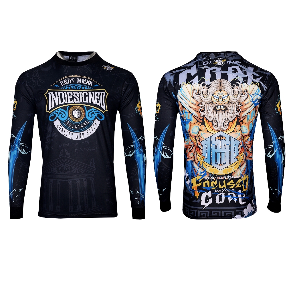 Long Sleeve Motorcycle Jersey For Men Riding Sublimation Shirt Motor ...