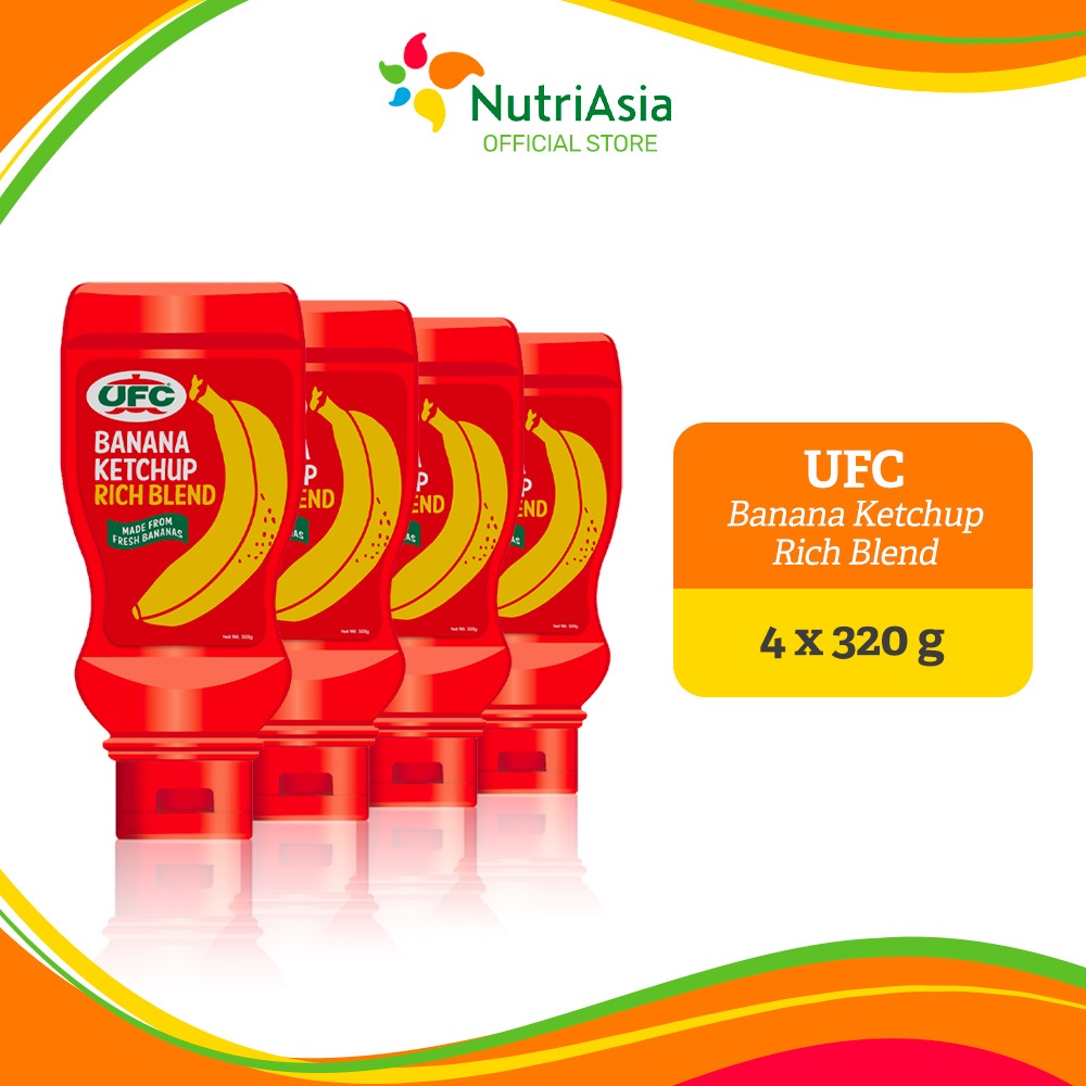 UFC Banana Ketchup Rich Blend 320g Bundle of 4 Shopee Philippines
